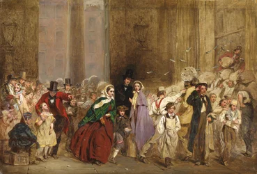 Luonnos pääpostiin, minuutista kuuteen, 1860