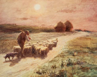 Päivän loppu, 1890