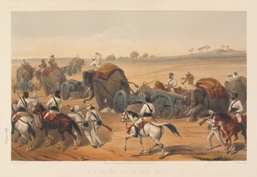 "Siege Trainin eteneminen", 1857