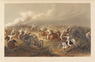 "Horse Artillery in Action?", 1857 noin