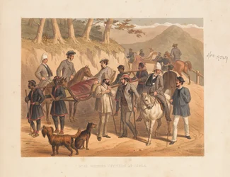 ?Haavoittuneet upseerit Simlassa?, 1857