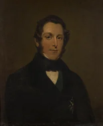Muotokuva James Andrew Broun Ramsaysta, n. Dalhousien ensimmäinen markiisi (1812-1860), n. 1833-60 (öljy kankaalle)