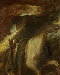 Kuolema ja kalpea hevonen, n. 1878 (öljy kankaalle)