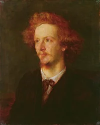 Algernon Charles Swinburnen (1837-1909) muotokuva 1867