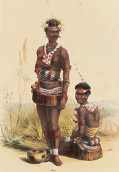 Kuningas Pandan (Mpande) tanssitytöt