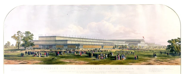 Rakennus Lontoon suurta näyttelyä varten, 1851