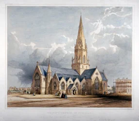 Holy Trinity Church, Hartland Road, Hampstead, Lontoo, 1850.