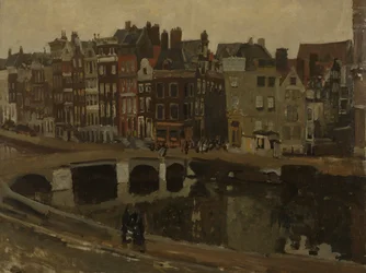Rokin Amsterdamissa, 1897