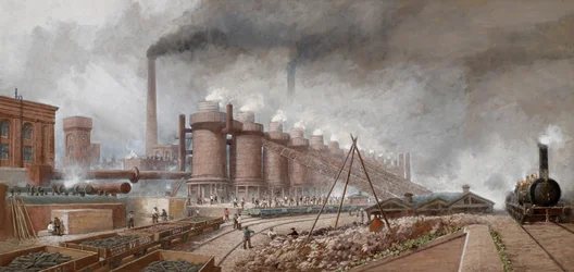 Barrow Haematite Steel Company - masuunit (vesiväri)