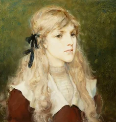 Esme Robbin muotokuva, n. 1890