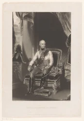 Muotokuva Francis II Josef Karelista, Roomalais-Saksan keisarista Franciscus 1. Itävallan keisari (otsikko esineessä)