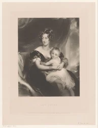 Portree van Georgiana Agar-Ellis Lady Dover (otsikko esineessä)