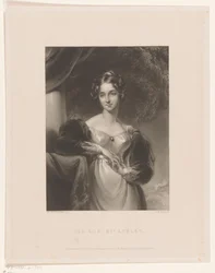 Muotokuva Maria Anne Ashley The Hon. Rouva Ashley (otsikko esineessä)