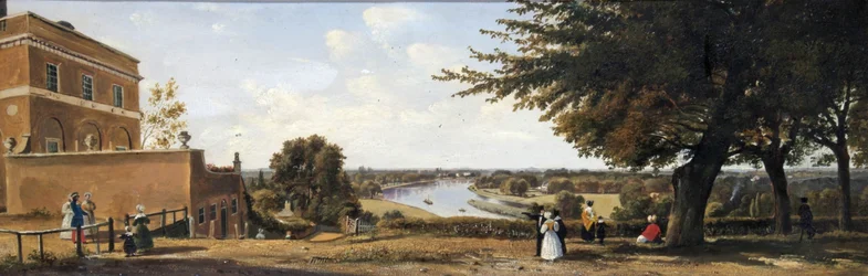 Näkymä Richmond Hilliltä, Wick vasemmalla, 1837