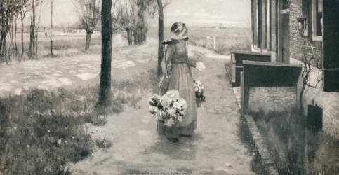 Kukkatyttö Hollannissa, 1887, 1912