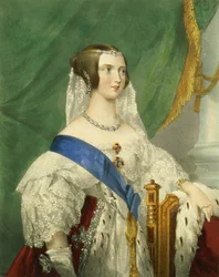 Hänen Armollisin Majesteettinsa, kuningatar Viktoria (1819-1901), kaivertanut James Henry Lynch (toimi 1815-68)