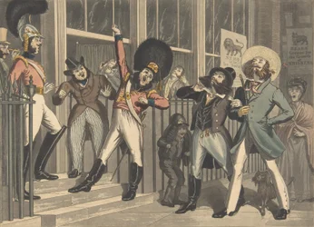 Rival Whiskers, n. 1824. Tekijät: George Hunt, Theodore Lane.