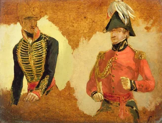 Opintoja Royal Horse Artillery Univorista ja jKr. komentajalle: tutkimus Waterloon taistelusta (öljyä aluksella)