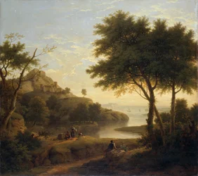 "Maisema lähellä rannikkoa", 1763