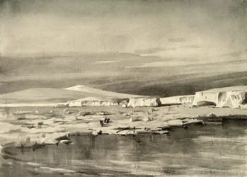 Bay of Whales tai Balloon Bight, c1908, 1909.