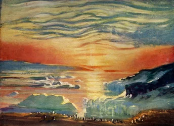 Syksyinen auringonlasku, c1908, 1909