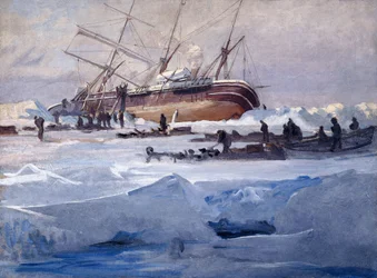 The Endurance Crushed in the Ice of the Weddell Sea, lokakuu 1915