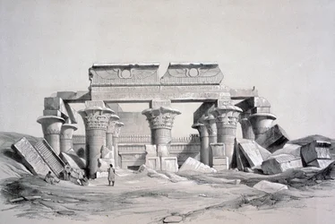 Koom-Ombos, Egypti, 1843
