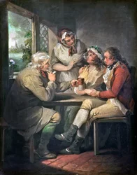 Sotilaan paluu, n.1790 (öljy kankaalle)