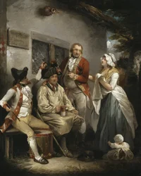 Alokkaan houkutteleminen ansaan, noin 1790