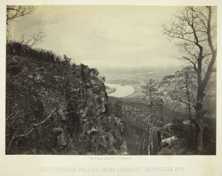 Chattanoogan laakso Lookout-vuorelta, nro 2