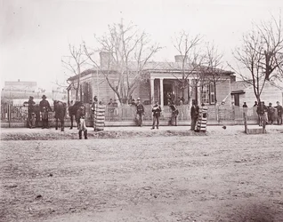 Kenraali Shermanin tai Thomasin päämaja, Chattanooga, n. 1864.