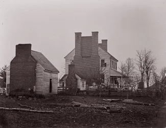Lewisin talo. Battlefield of Bull Run, 1861-62.