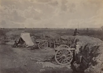 Rebel Works in Front of Atlanta, GA, nro 4, 1864.