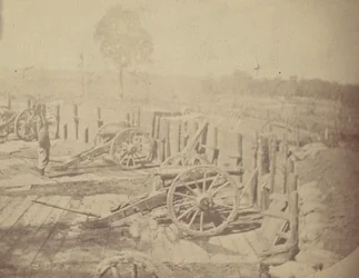 Rebel Works in Front of Atlanta, Georgia, nro 2, 1864.