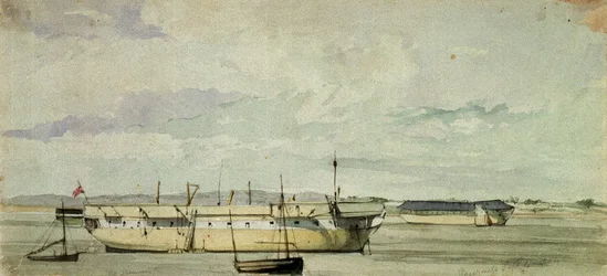 Shannonin hylky Sheernessissä, 4. syyskuuta 1844.