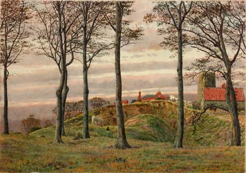 Windmills Hill, Gateshead, 1864 (kynä ja wc paperilla)