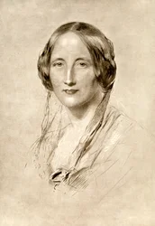 Elizabeth Gaskell, brittiläinen 1800-luvun kirjailija, 1910.