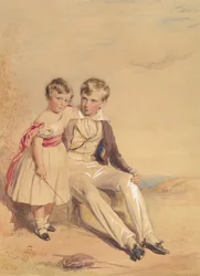 Muotokuva kahdesta lapsesta, 1837.