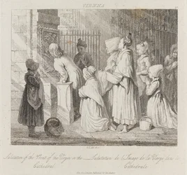 Tervehdys neitsyt, Wien, n. 1821 (etsaus)