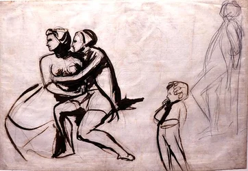 Lovers Epy by a Child (kynän ja musteen pesu)