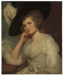 Lady Laetitia A Courtin muotokuva