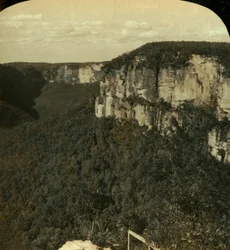 The Grose Valley, Blue Mountains, N.S.W., Australia, 1909.