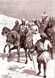 Tutkimusmatka Punaisellemerelle. 1888 (kaiverrus)