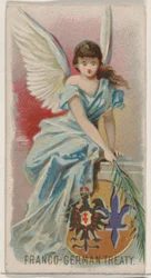 Ranskan ja Saksan sopimus, Holidays-sarjasta N80 Duke-tuotemerkin savukkeille, 1890, 1890.
