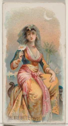 The Nile Bride, Egypti, Holidays-sarjasta N80 Duke-tuotemerkin savukkeille, 1890, 1890.
