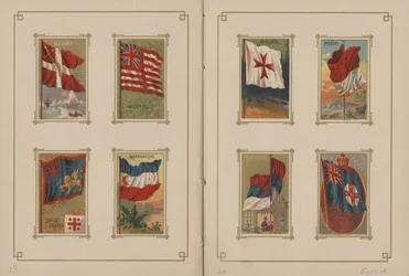 Kaikkien kansakuntien sekä Amerikan yhdysvaltojen osavaltioiden ja territorioiden liput - Sivut 19 ja 20, 1887