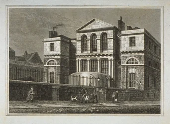 Näkymä Old Baileyn istuntosaliin, Old Bailey, 1812