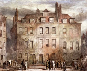 Sheriffs Court, Red Lion Square, Holborn, Lontoo, 1828