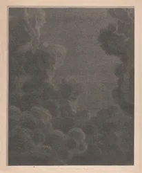 Kappelin länsiikkuna, New College Oxford, pilvet, osa syntymäpaikkaa