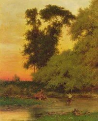 Auringonlasku, Pompton, New Jersey